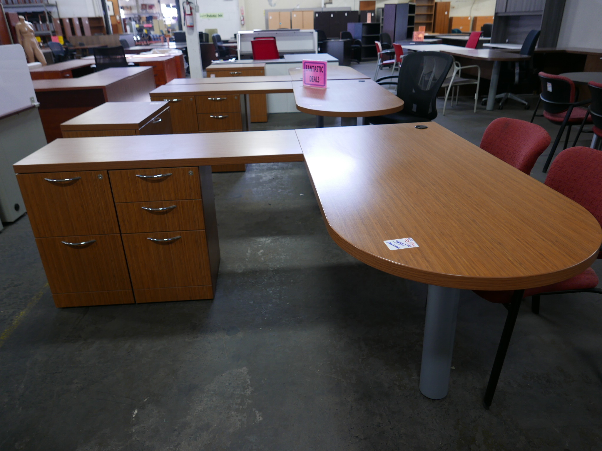 Steelcase Light Walnut Laminate 2 Dr. Lateral File BIG SALE TR