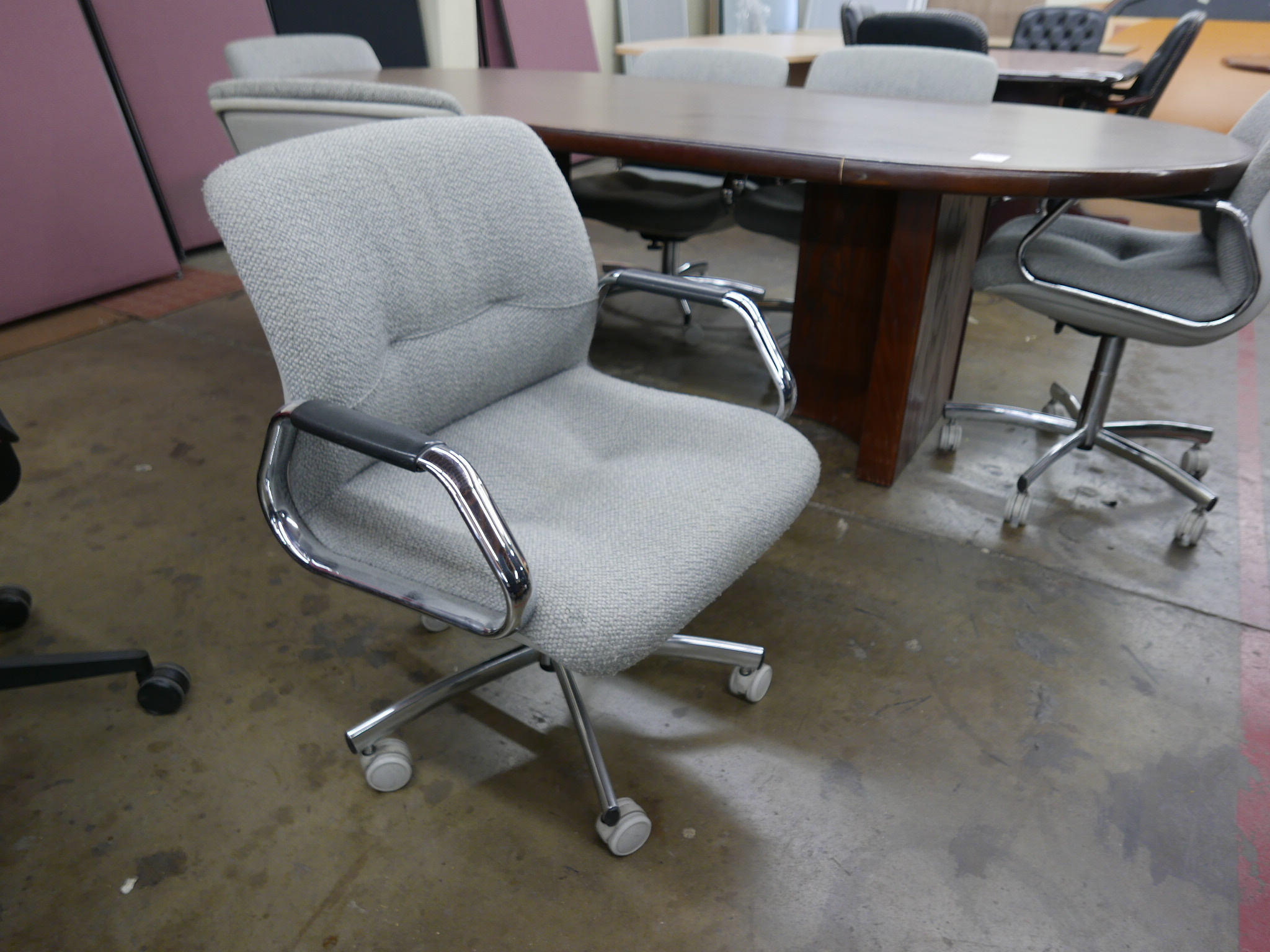 Steelcase Concentrix Vintage Rotary Chair Medium Grey Tr