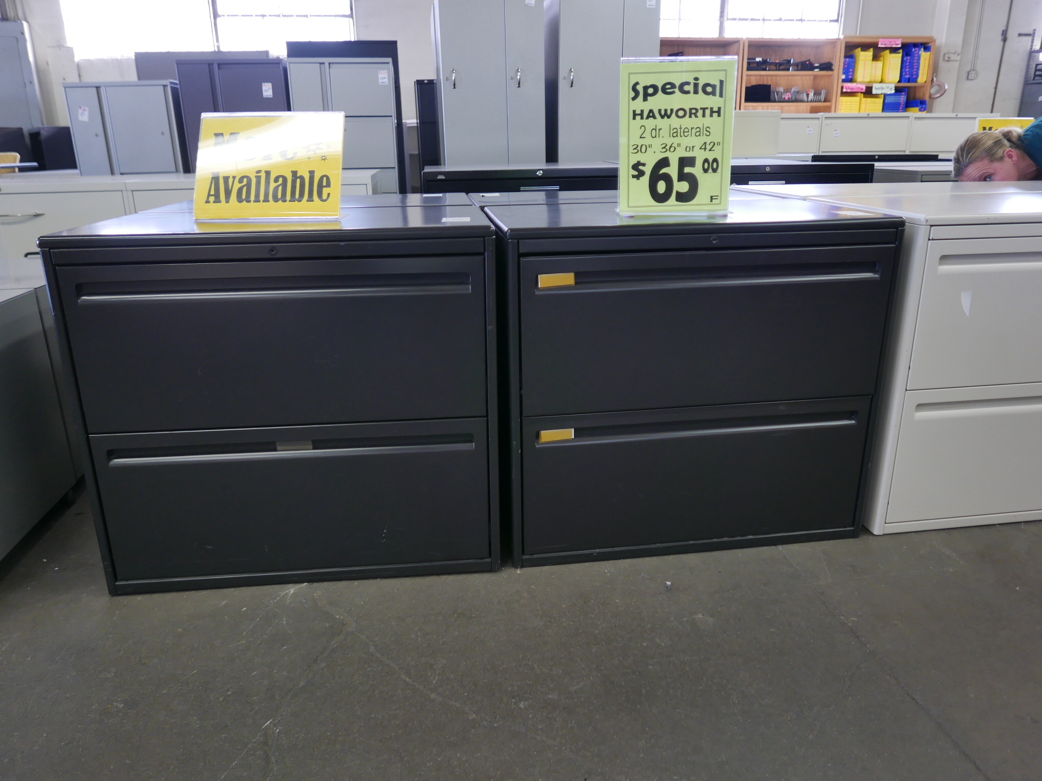 2 Drawer Haworth Lateral Files On Sale 65 00 Tr Trading Company